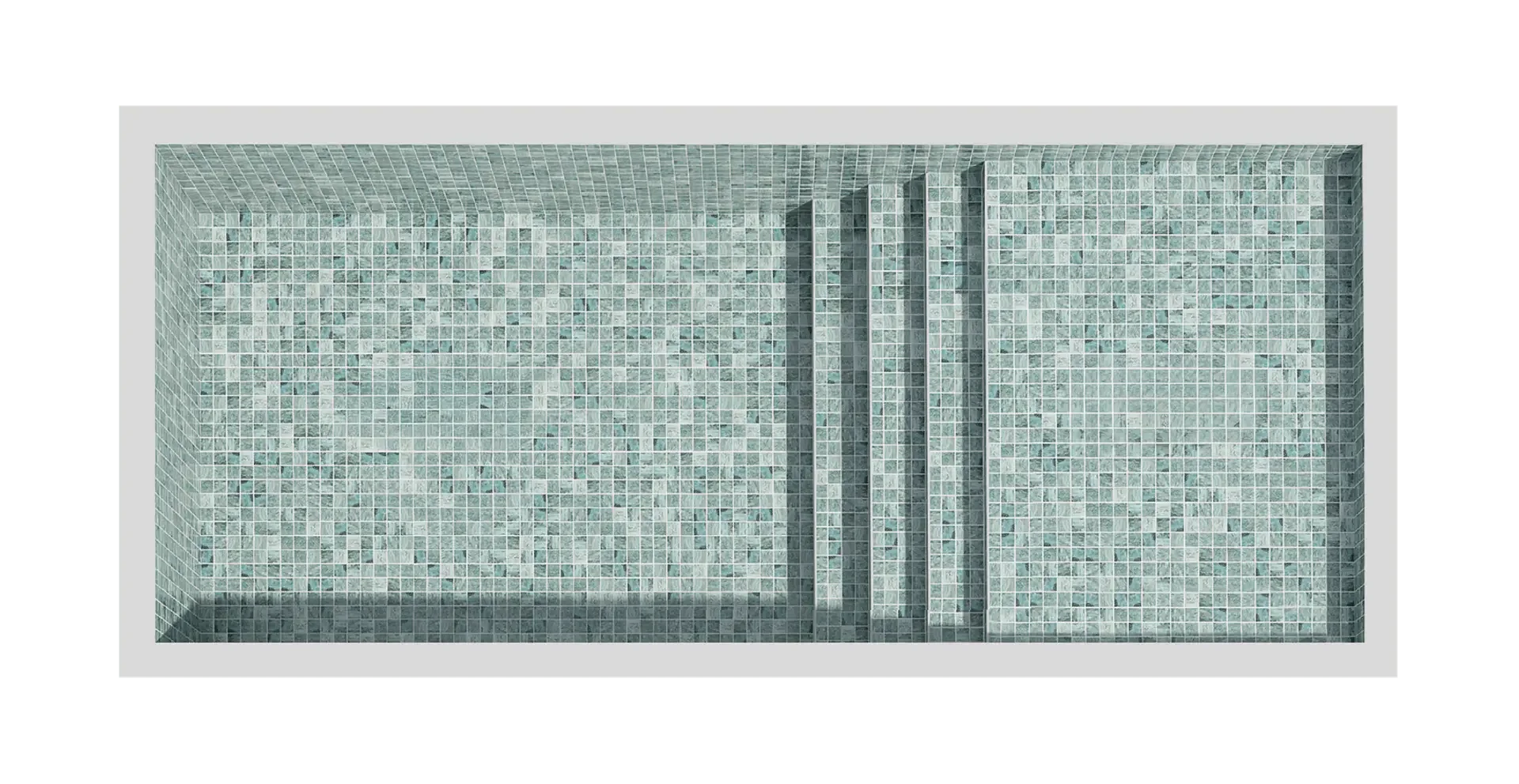 Arua-fully tiled pool with tanning ledge - shell photo