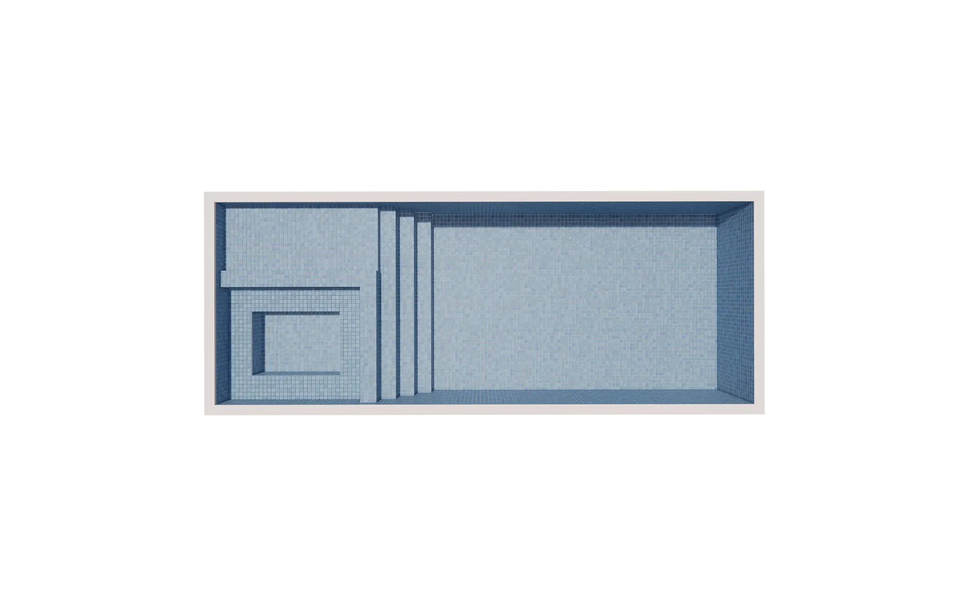 Castelli - 34ft built in spa tanning ledge - shell photo