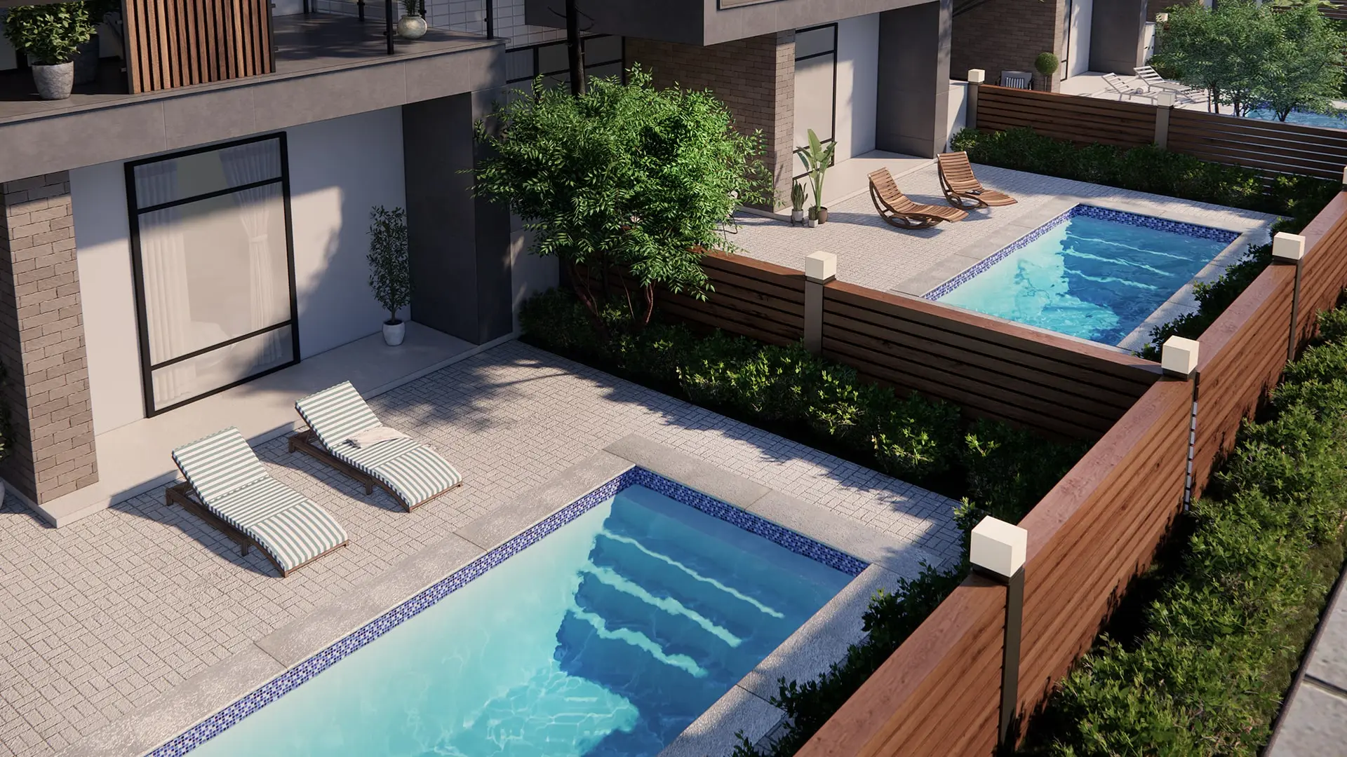 Dominica - White - 23x11 fiberglass pool min 1