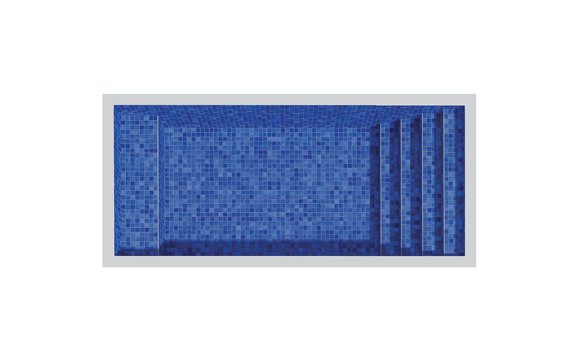 Marajoara - tiled pool 20 foot - shell photo