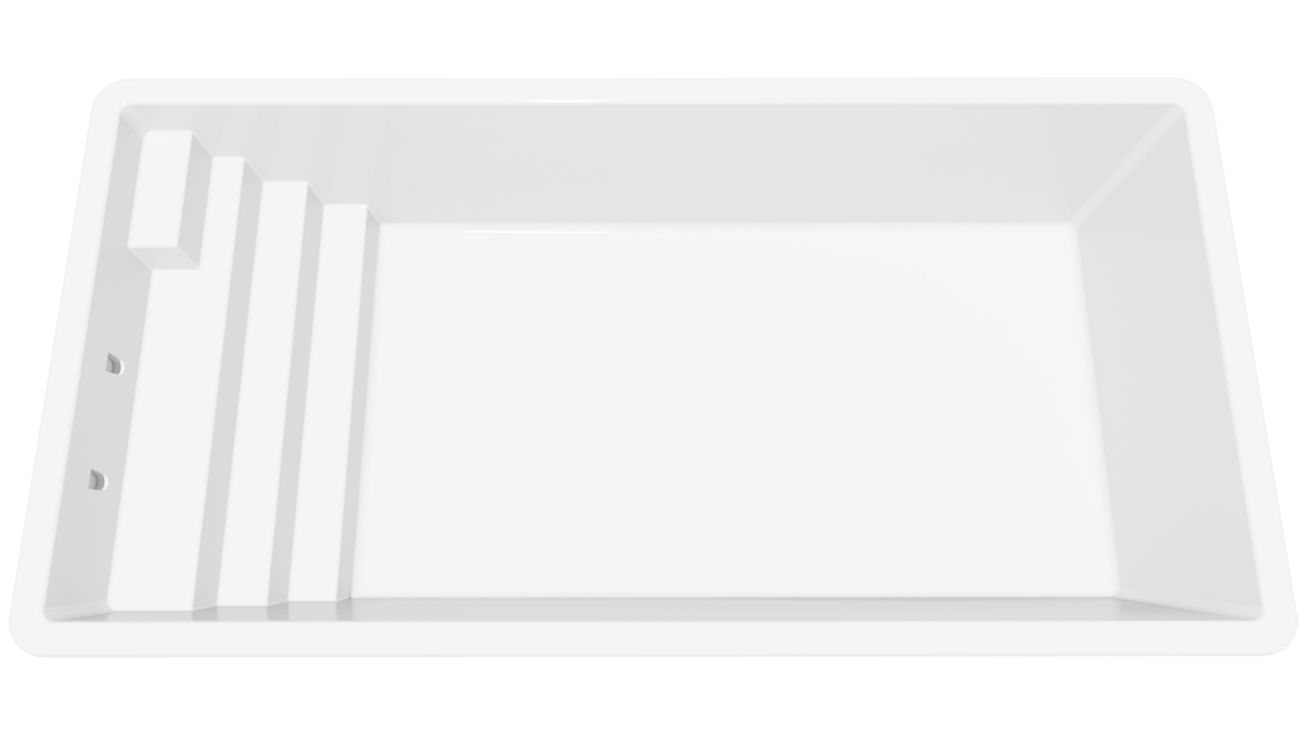 Cozumel - 23 Foot Fiberglass Pool - Shell Image