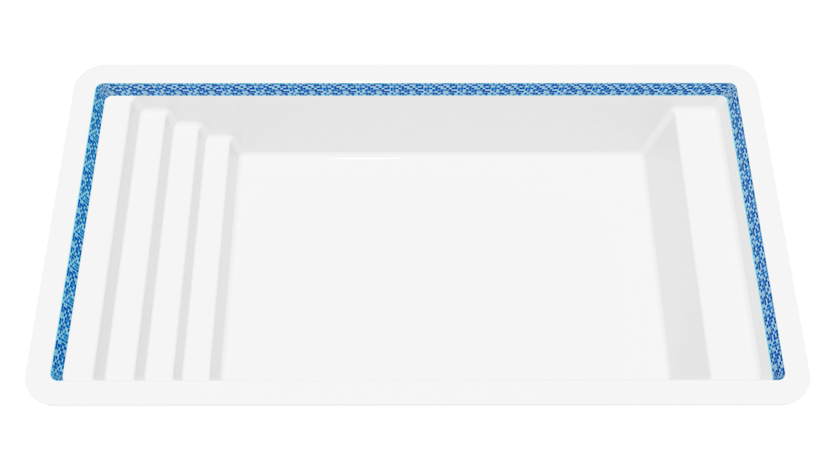 Martinica - 26x13 Fiberglass Pool - Shell Image