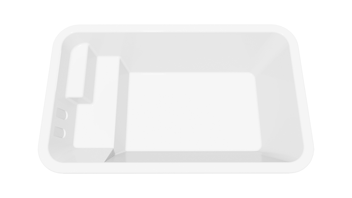 Naama - 10-foot fiberglass pool shell