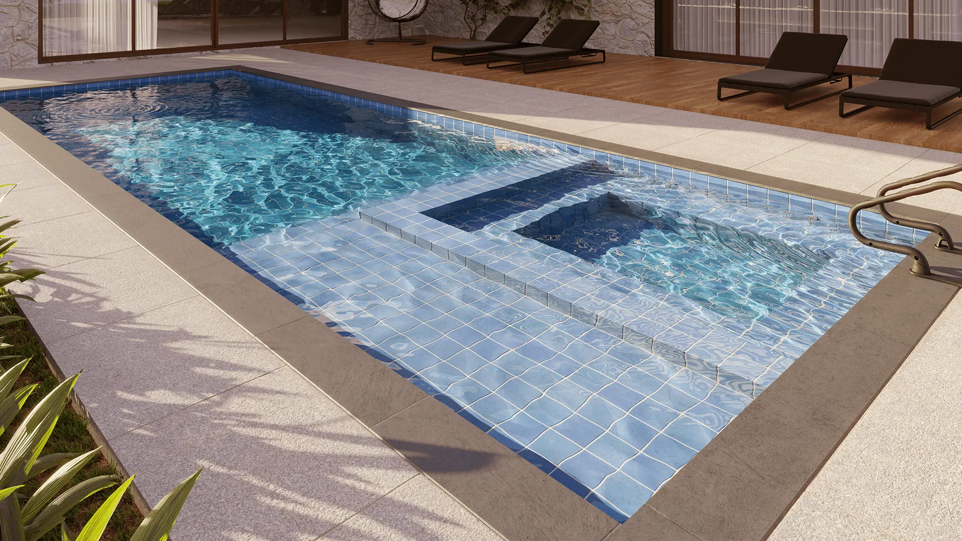 Castelli - Built-in Spa Close up photo