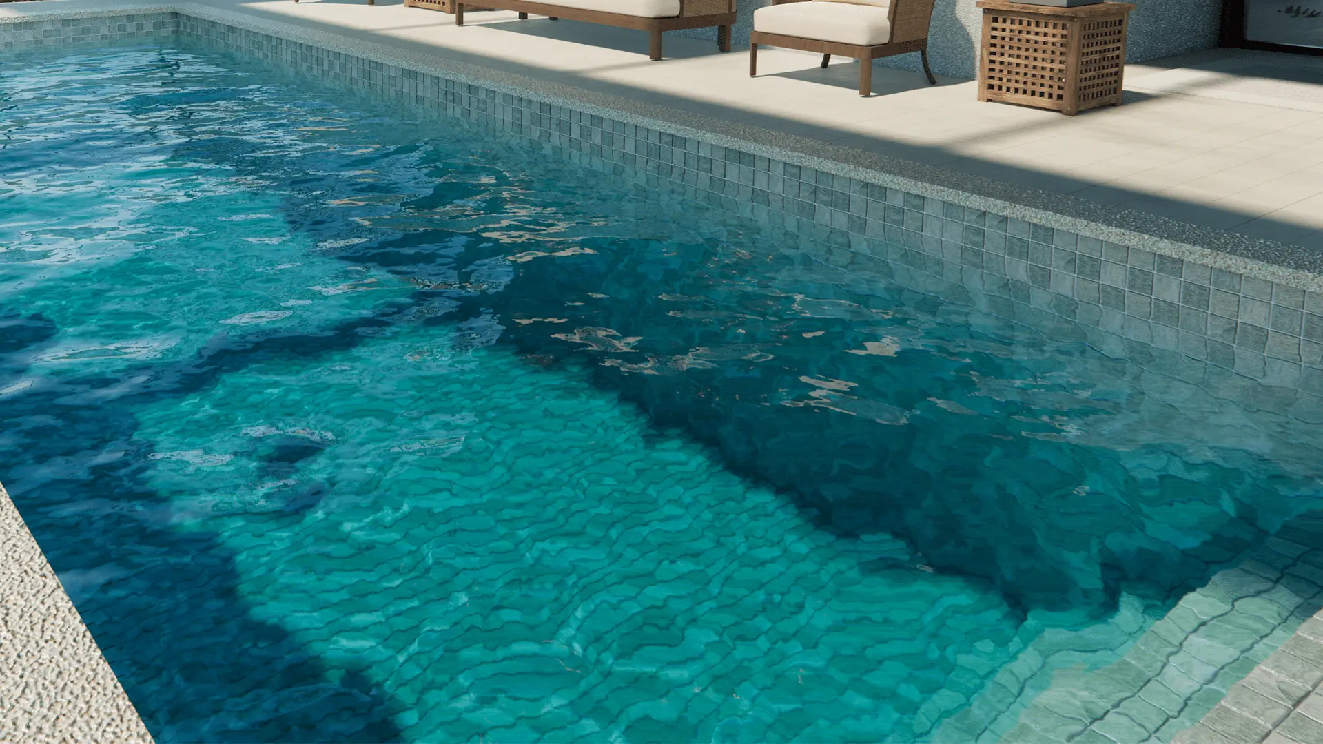 ceramic with bench close up photo